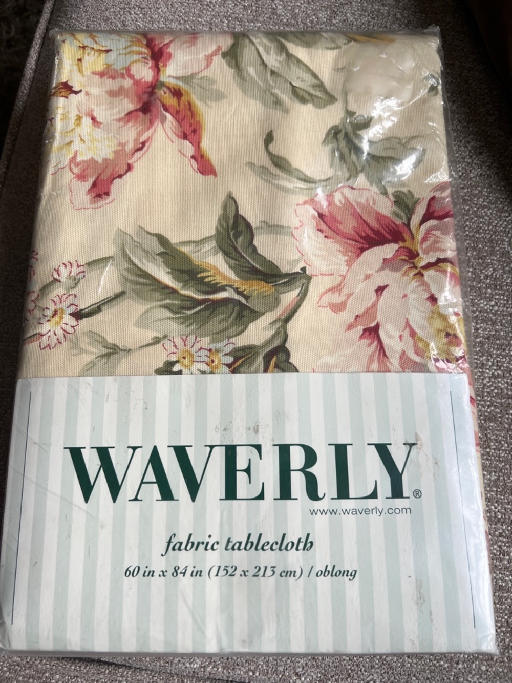 Waverly Floral Tablecloth